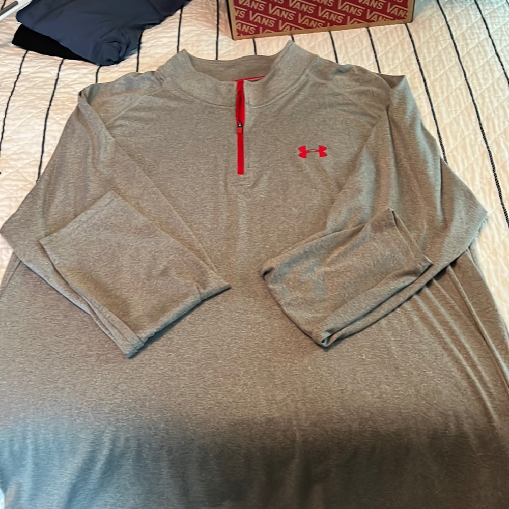 Men’s Gray Under armor 1/4 zip